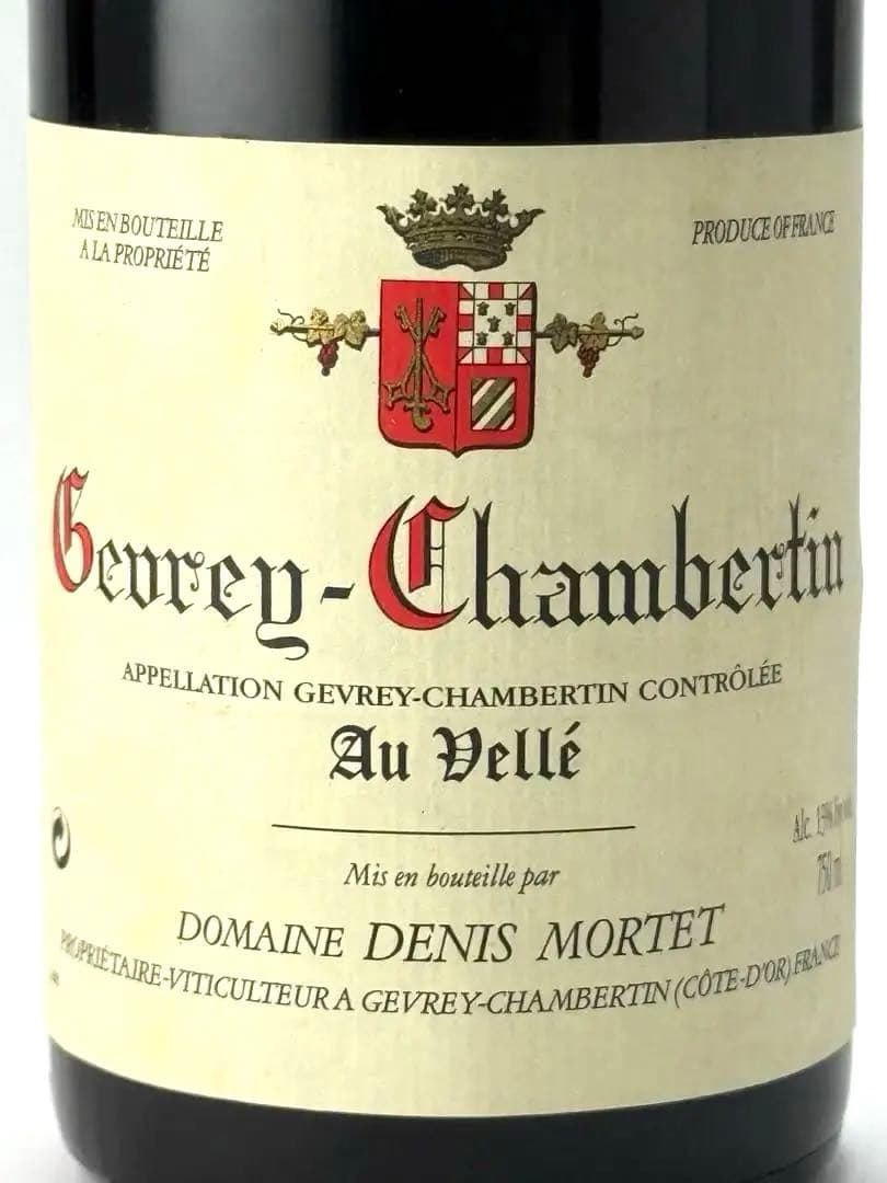 1995 ドニ モルテ ジュヴレ シャンベルタン オー・ヴェレ