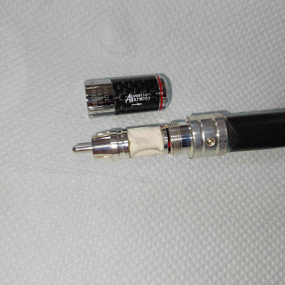 91超希少最終品アコースティックハーモニー高音質RCAケーブルGR1(k)×2m