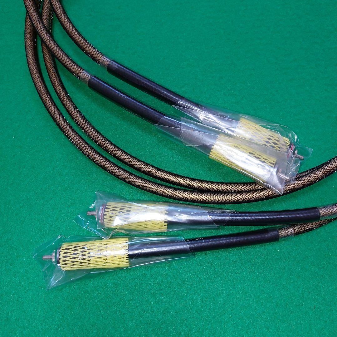 91超希少最終品アコースティックハーモニー高音質RCAケーブルGR1(k)×2m