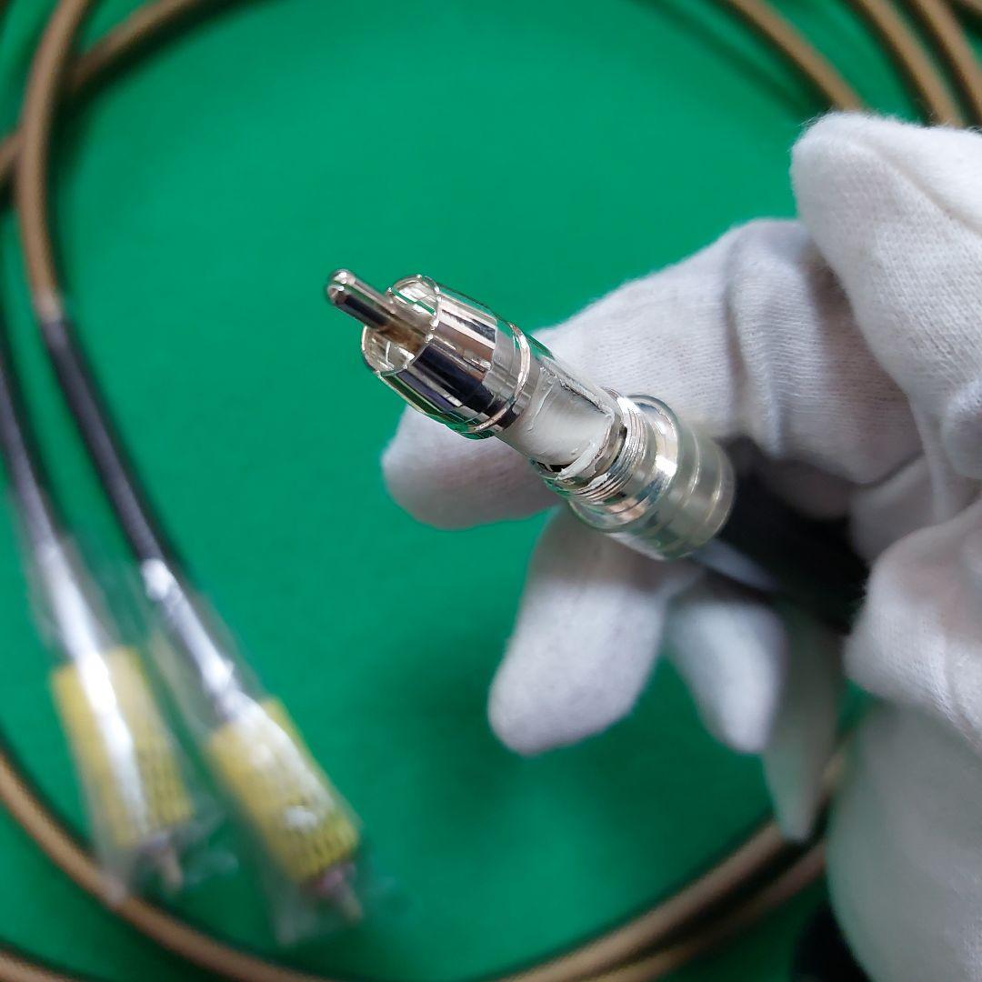 91超希少最終品アコースティックハーモニー高音質RCAケーブルGR1(k)×2m