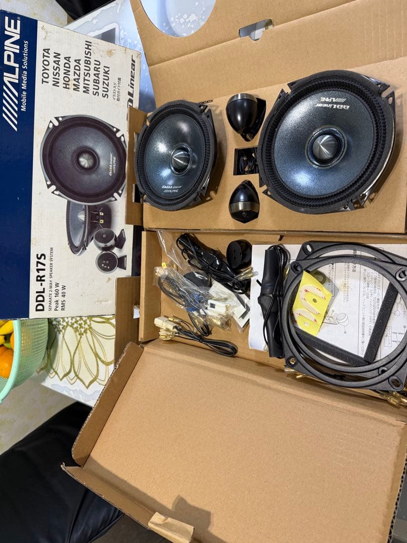 ALPINE DDL-R17S スピーカー 17cm