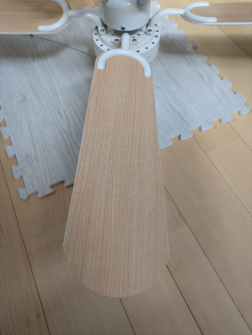 美品 シーリングライト シーリングファン リモコン付き LED対応 照明4灯