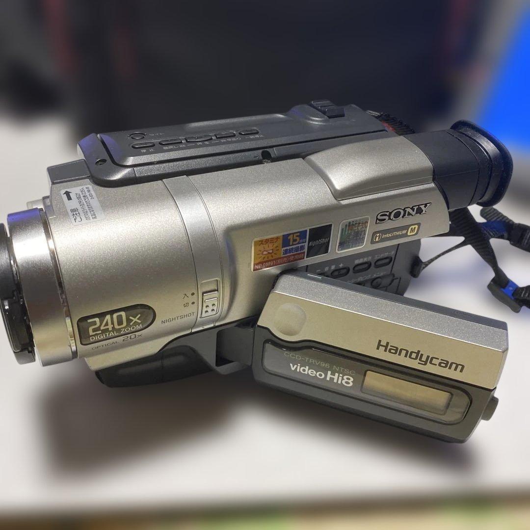 美品　SONY VideoHi8Handycam CCD-TRV96 ①