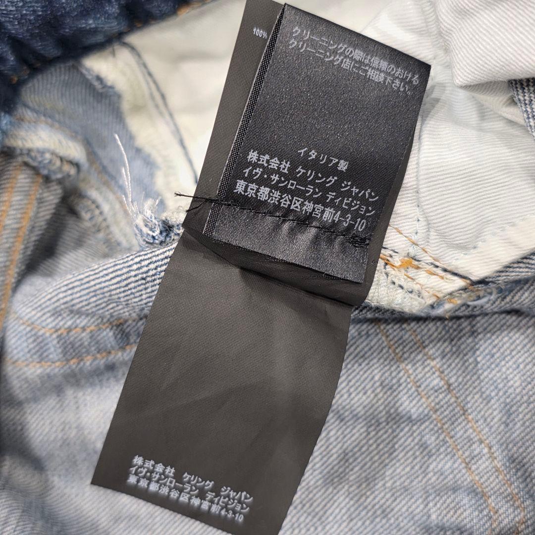 SAINT LAURENT PARIS　サンローランパリ　デニムパンツ　28　膝