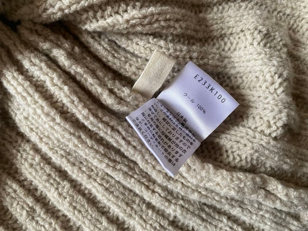 evam eva リニュー ウール ベスト