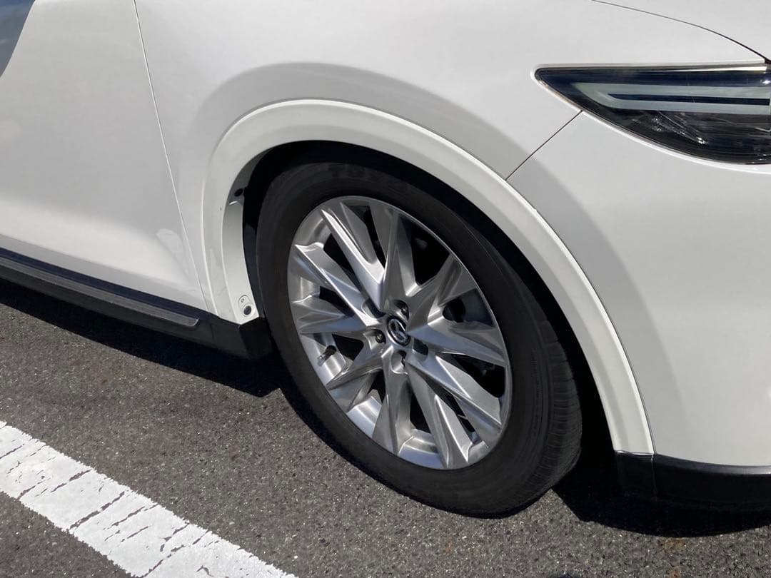 マツダ CX-8 純正フェンダー ボディ同色塗装 スノーフレークホワイトパール