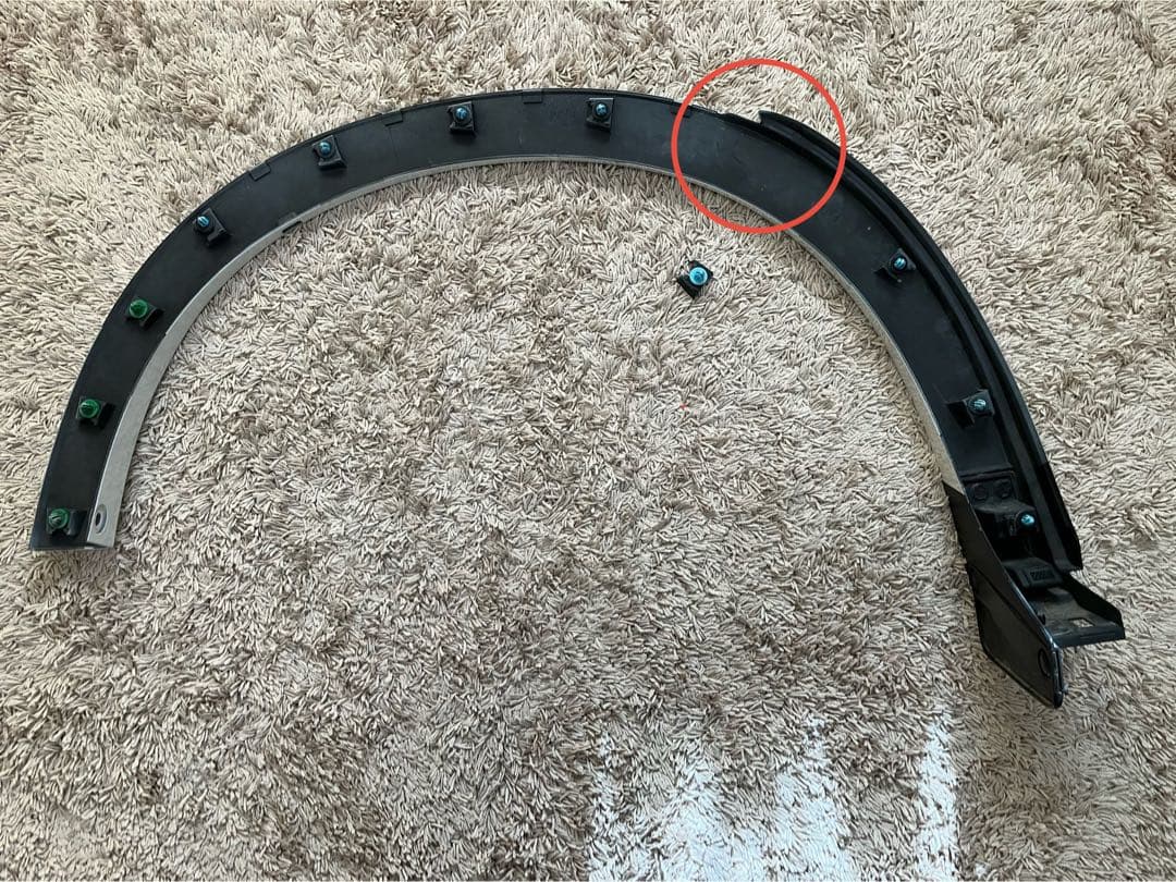 マツダ CX-8 純正フェンダー ボディ同色塗装 スノーフレークホワイトパール