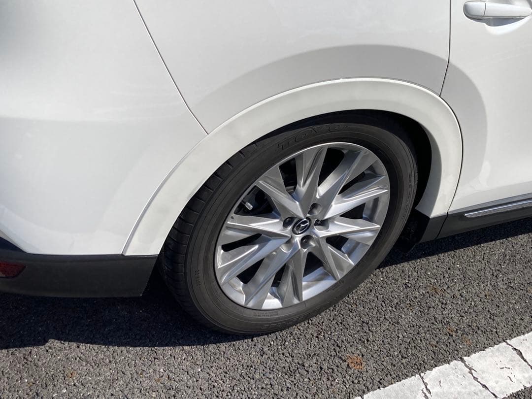 マツダ CX-8 純正フェンダー ボディ同色塗装 スノーフレークホワイトパール