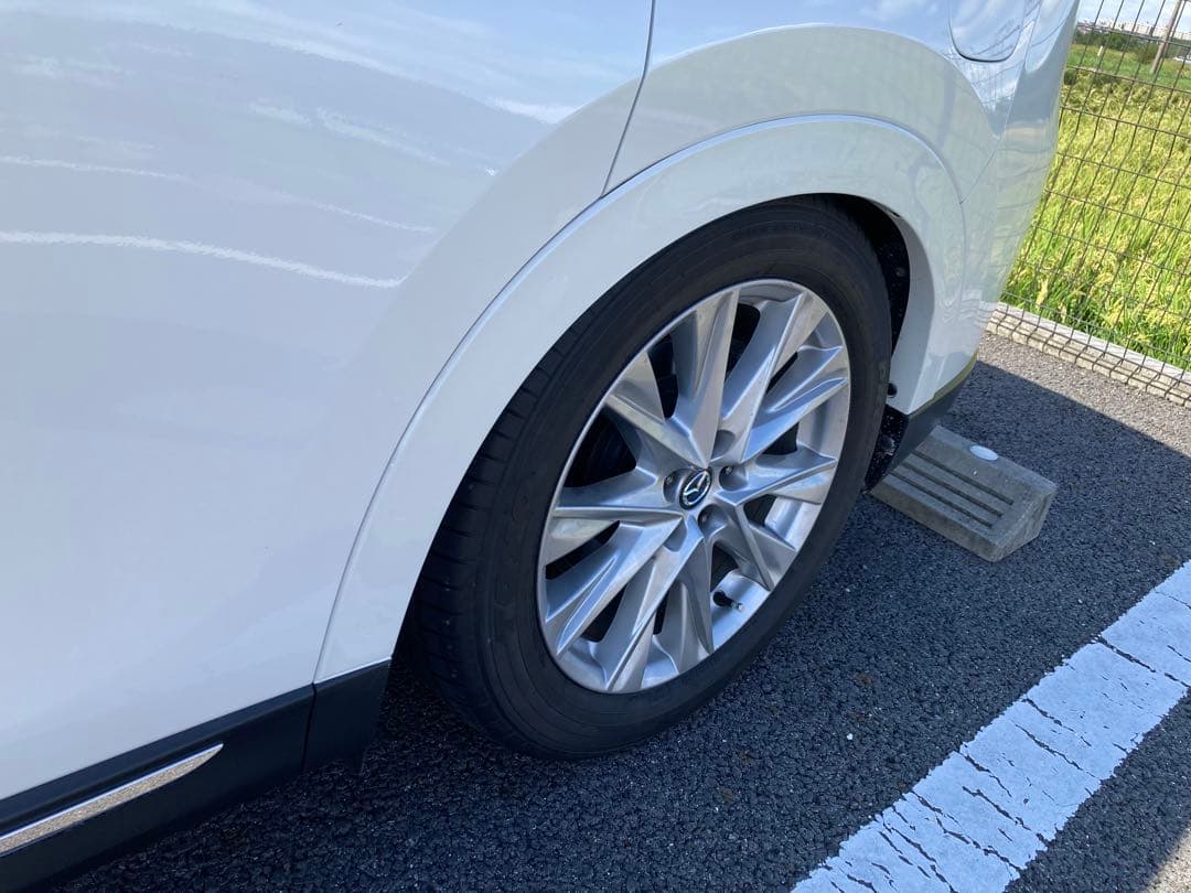 マツダ CX-8 純正フェンダー ボディ同色塗装 スノーフレークホワイトパール