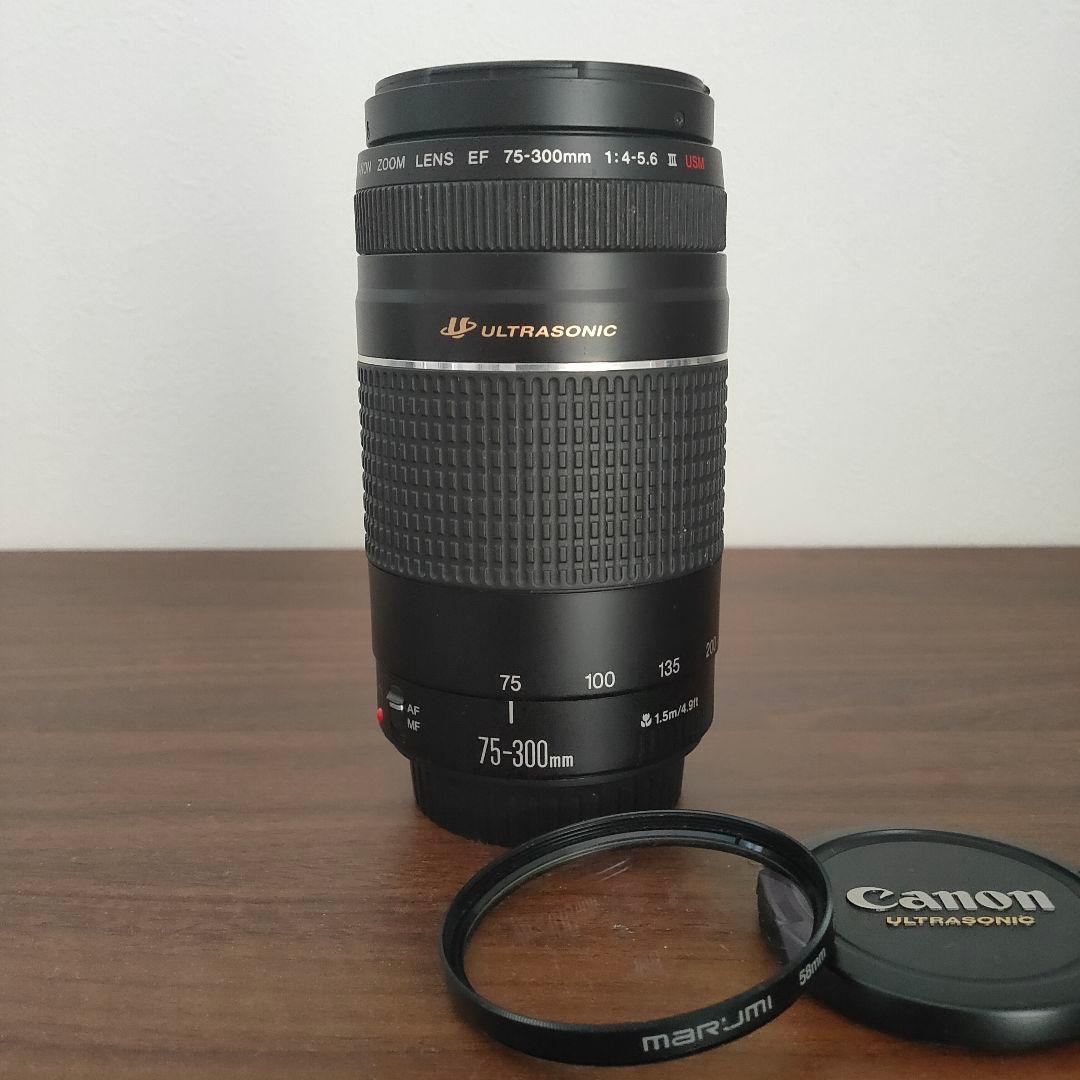 【外観美品】Canon キャノン EF 75-300mm f/4-5.6 III
