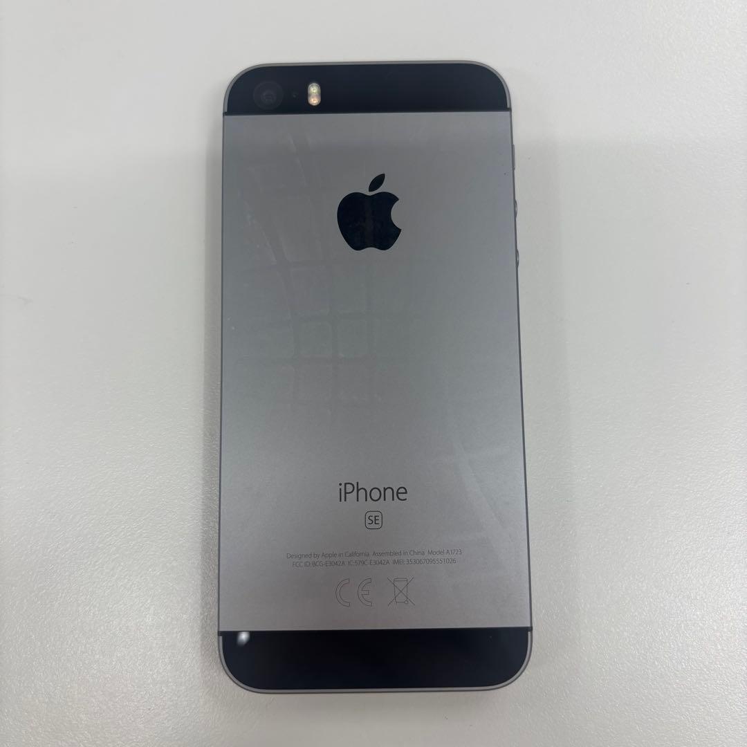 Apple iPhone SE シルバー 本体 Spigenケース、付属品付き