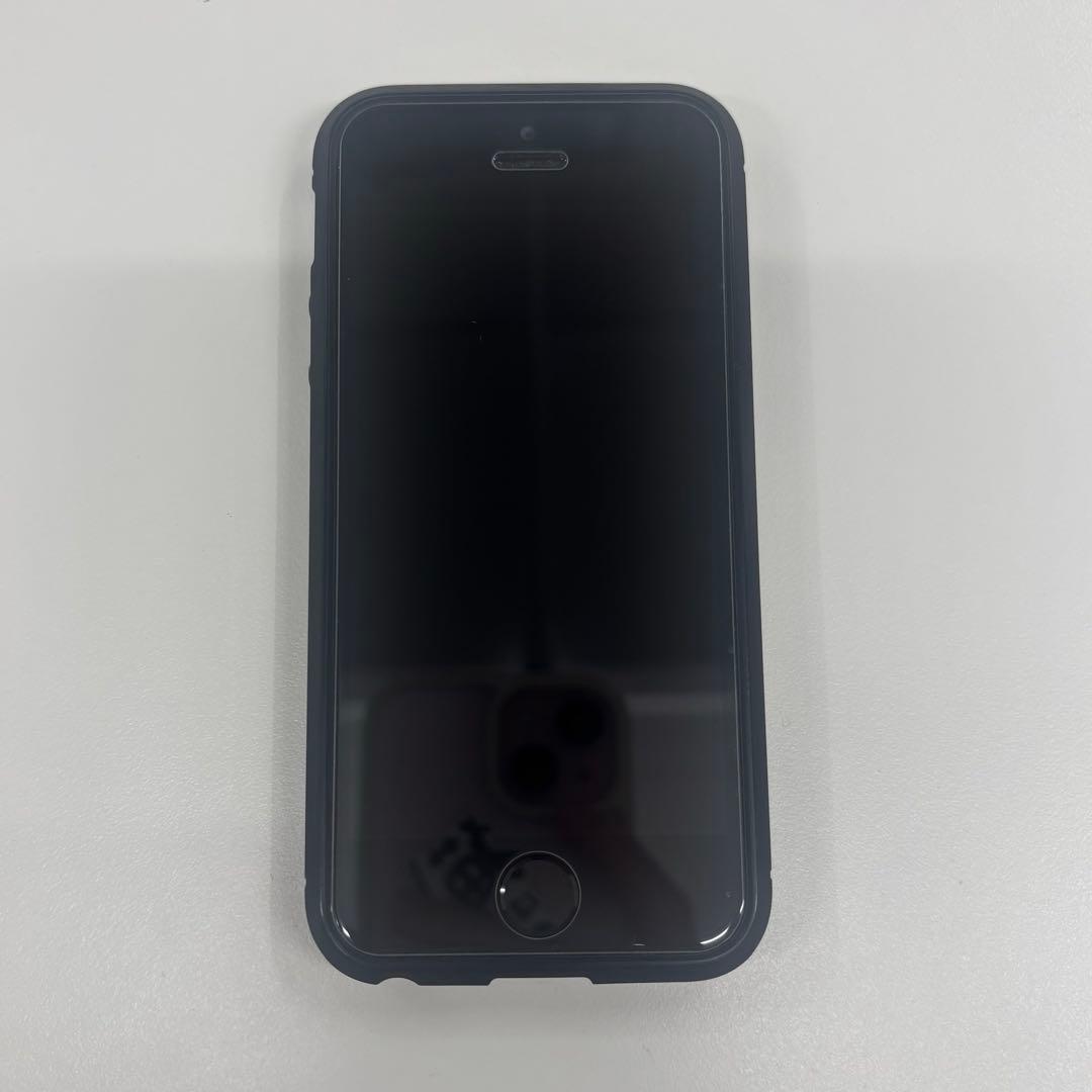 Apple iPhone SE シルバー 本体 Spigenケース、付属品付き