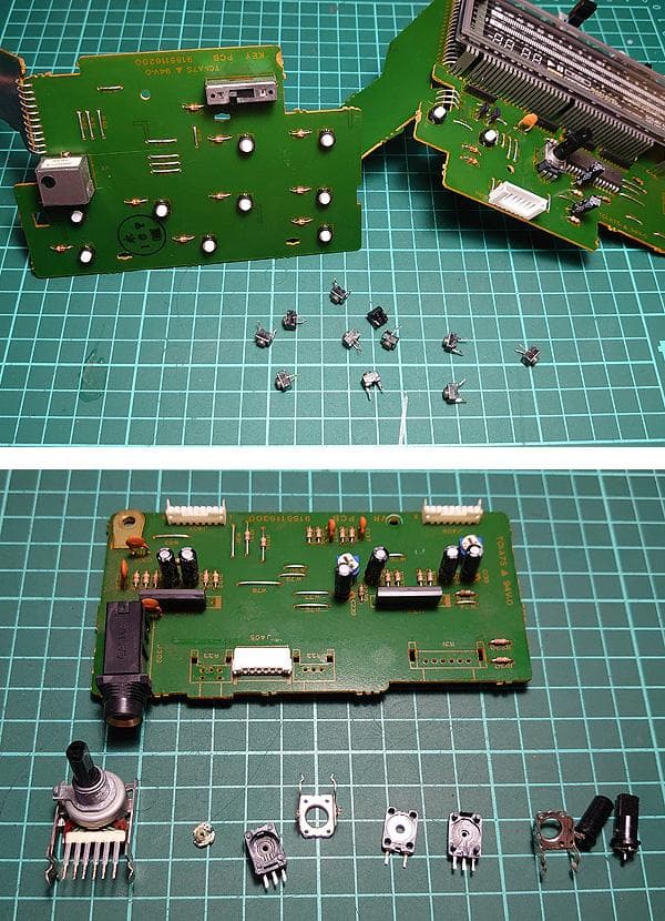 【オーバーホール品】TEAC カセットデッキ「V-1030」高音質3ヘッド★