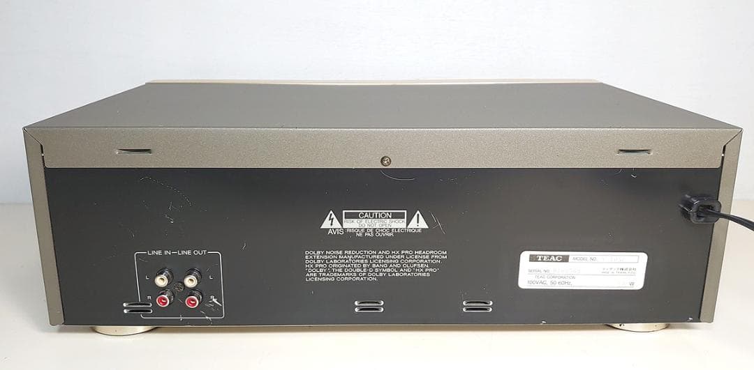 【オーバーホール品】TEAC カセットデッキ「V-1030」高音質3ヘッド★