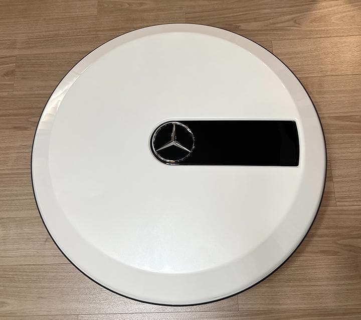 現行 Gクラス 純正 スペアタイヤ カバー ホワイト ベンツ W463A