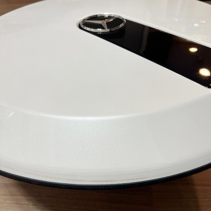 現行 Gクラス 純正 スペアタイヤ カバー ホワイト ベンツ W463A