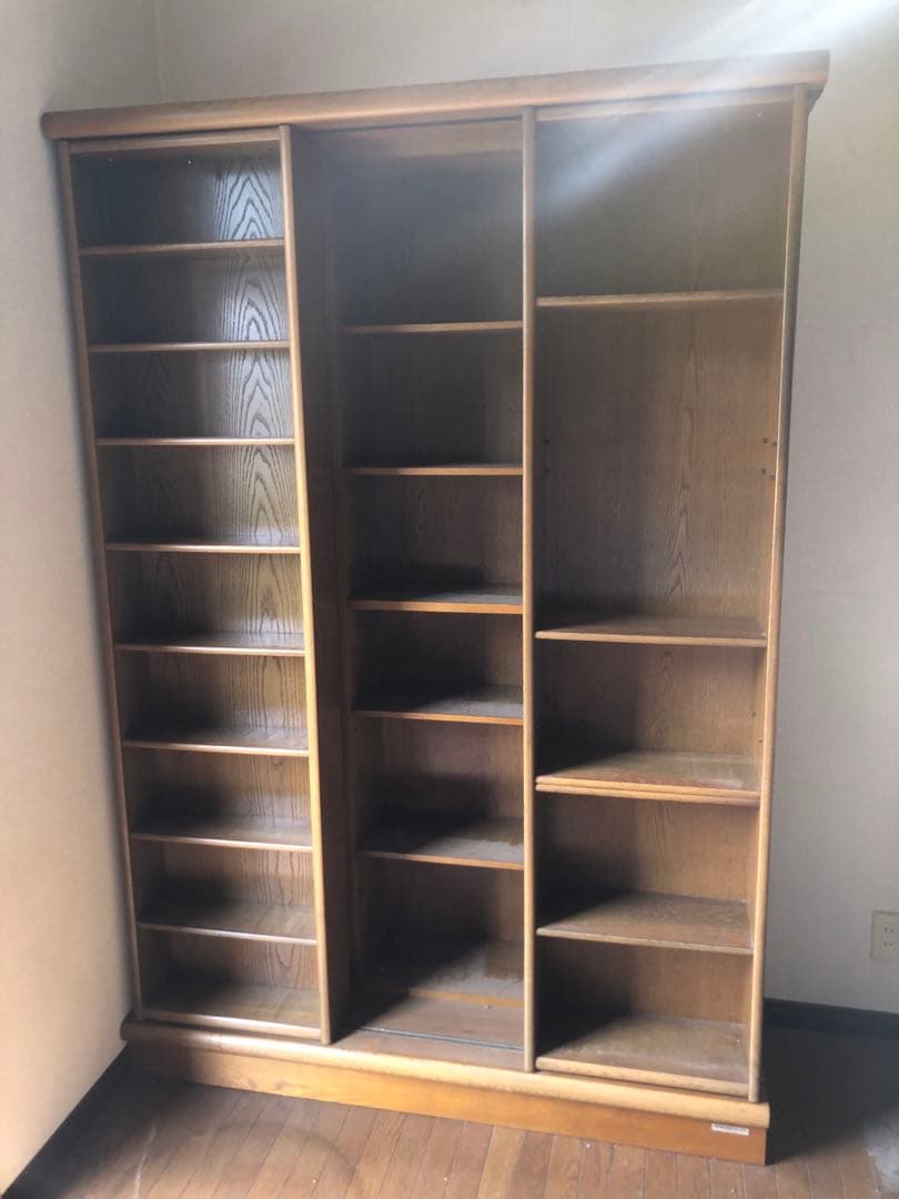 【さなさま専用】書院　スライド書棚　本棚　スライド