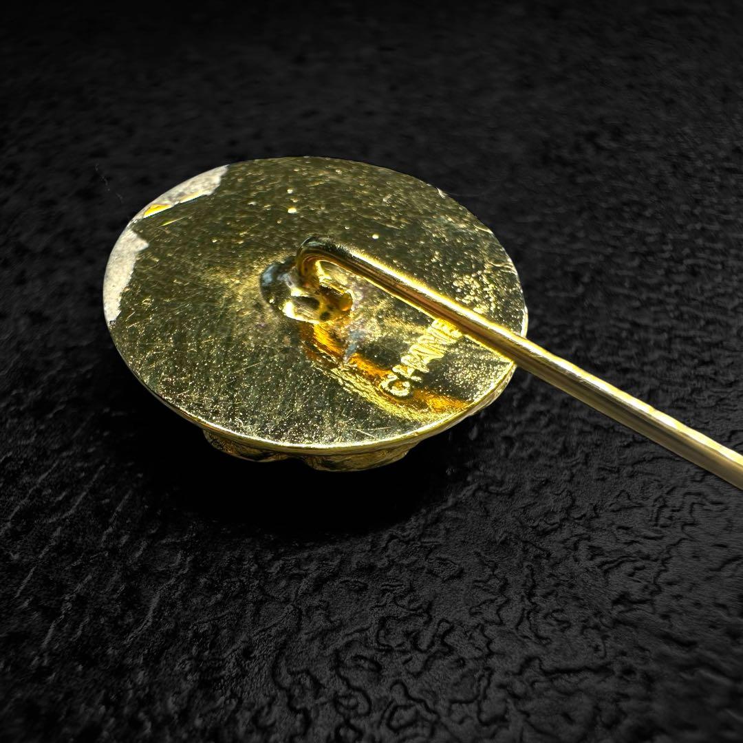 希少✨CHANEL Camellia Vintage Gold Brooch