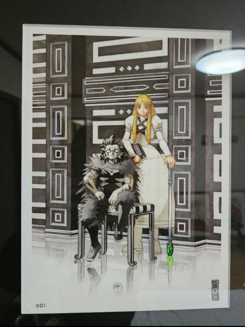 複製原画　直筆サイン入り　金色のガッシュ展