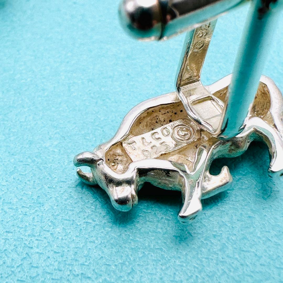 Tiffany ブル　ベア　シルバー　カフス　925 カフリンクス　カフスボタン