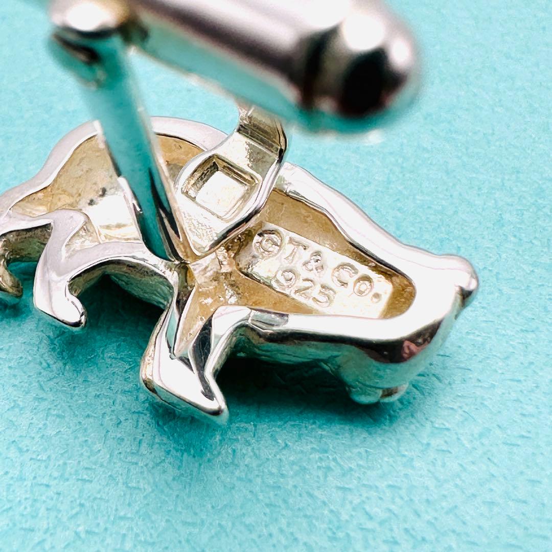 Tiffany ブル　ベア　シルバー　カフス　925 カフリンクス　カフスボタン