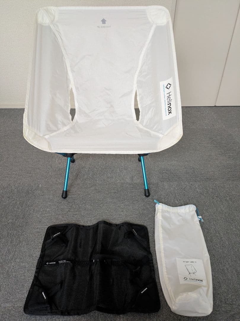 Helinox ヘリノックス チェアゼロ ホワイト & グラウンドシート