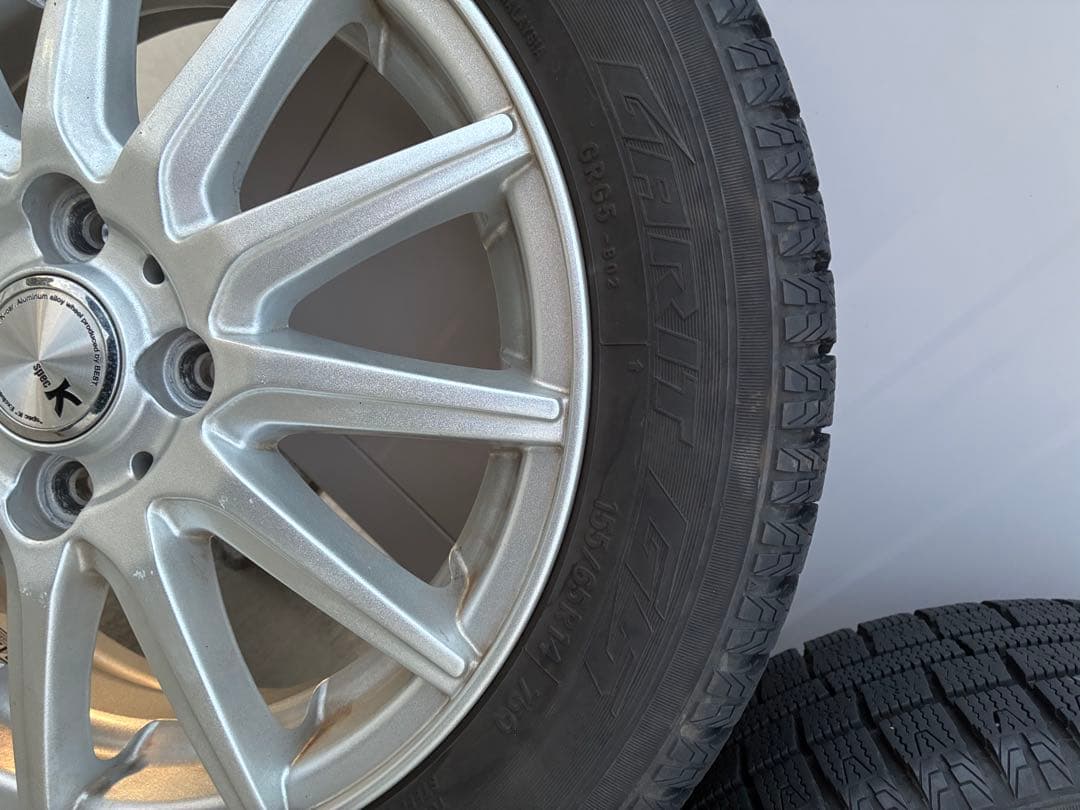 【takaさん専用】溝約6.5mm14インチ スタッドレスタイヤ＋ホイール 4本