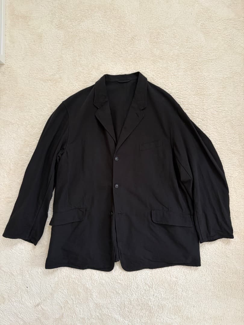 コットンダックスジャケット　COMOLI　B01-01006　黒　サイズ3