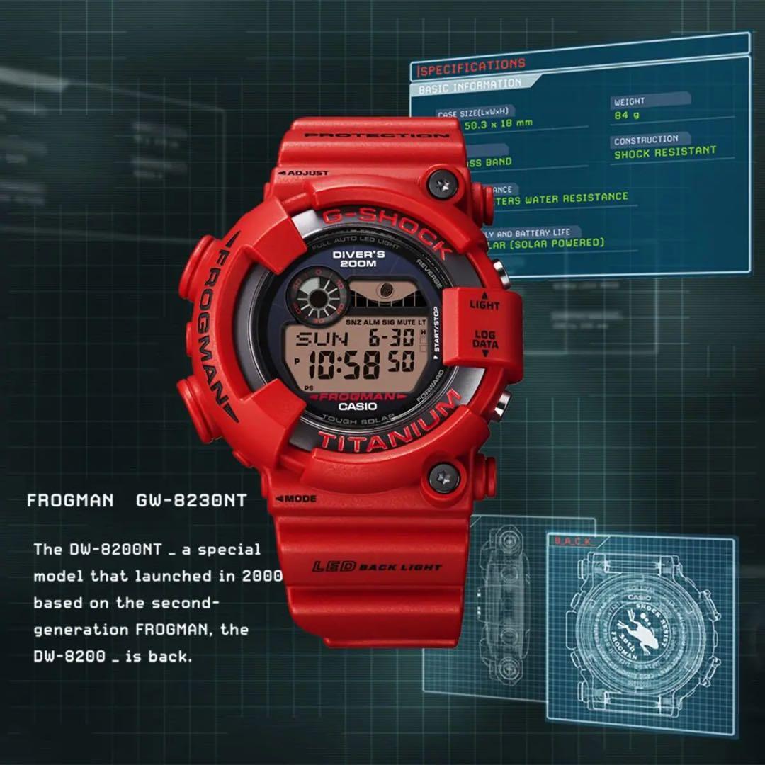 G-SHOCK FROGMAN30周年モデル「GW-8230NT-4JR