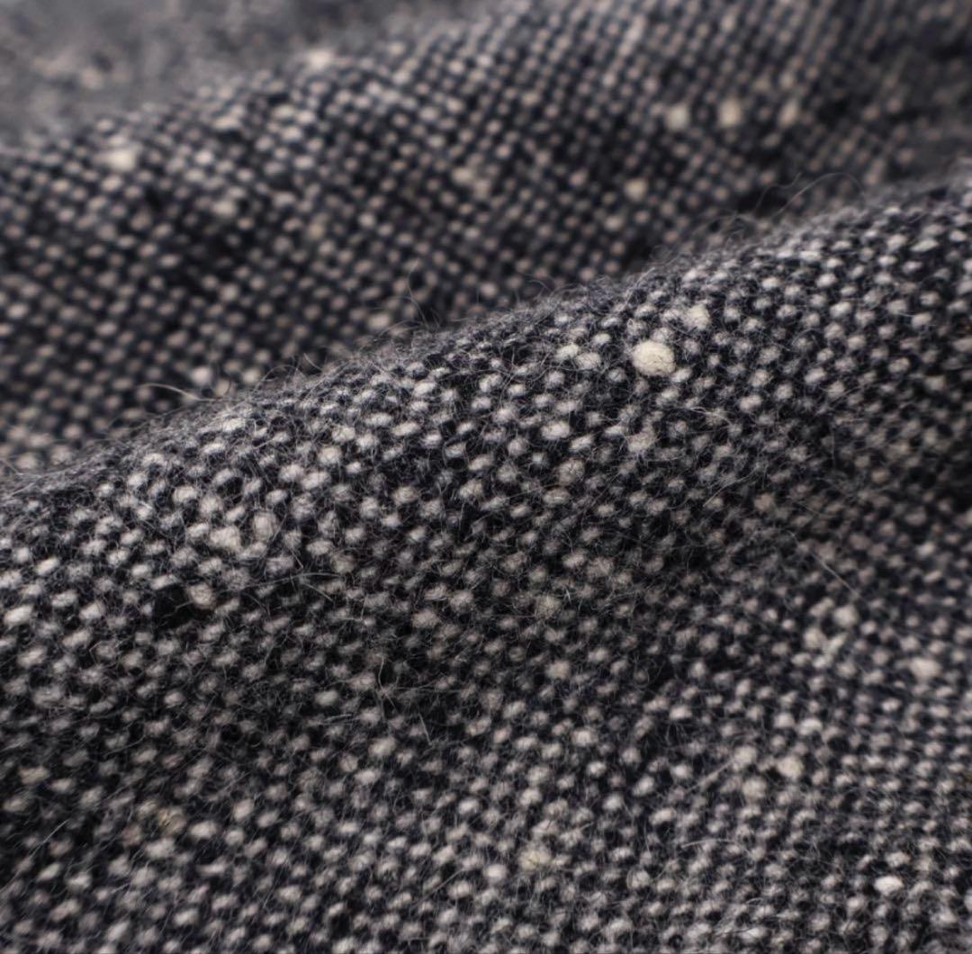 アニエスベー　agnes b ツイードファージャケット　ririジップ