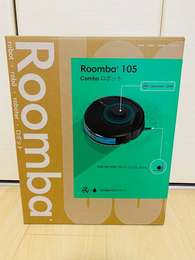 【新品未開封】iRobot Roomba 105 Combo ロボット掃除機本体