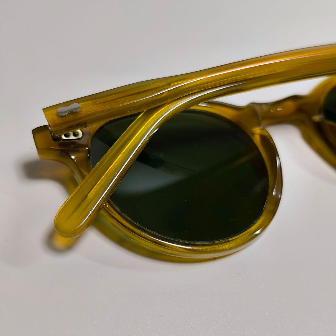 モスコット MILTZEN 49 サングラス メガネ 度なし グリーンレンズ