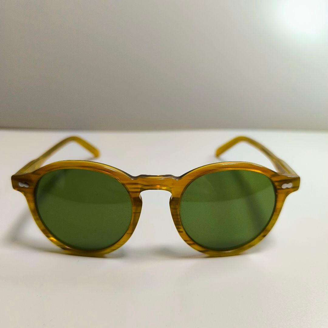 モスコット MILTZEN 49 サングラス メガネ 度なし グリーンレンズ