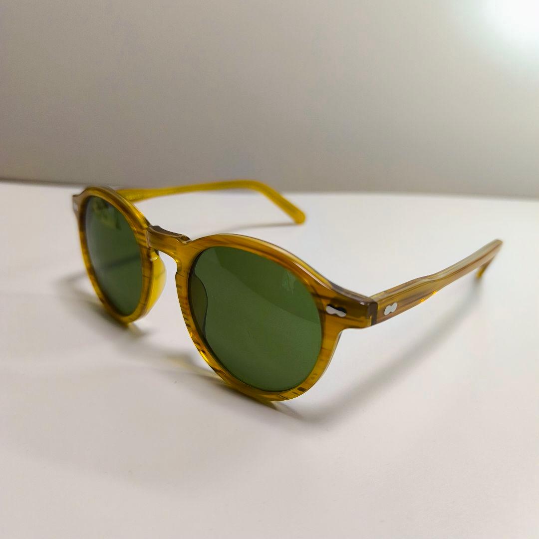 モスコット MILTZEN 49 サングラス メガネ 度なし グリーンレンズ