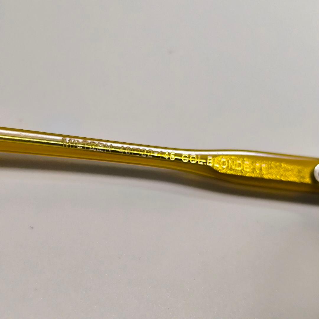 モスコット MILTZEN 49 サングラス メガネ 度なし グリーンレンズ