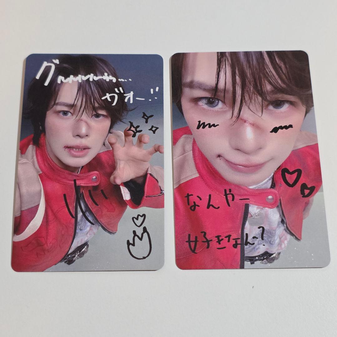 &TEAM Back to life ラキドロ 手書きデコ トレカ K