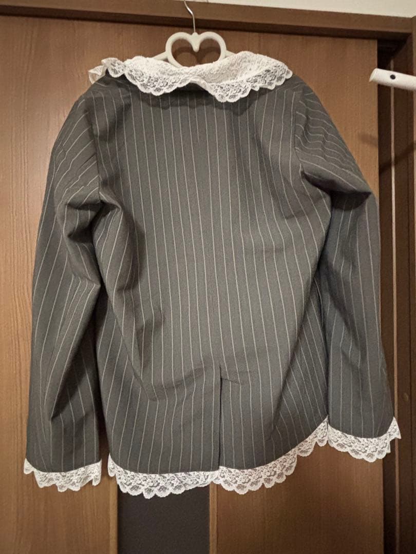 treat urself Retro lace jacket グレー