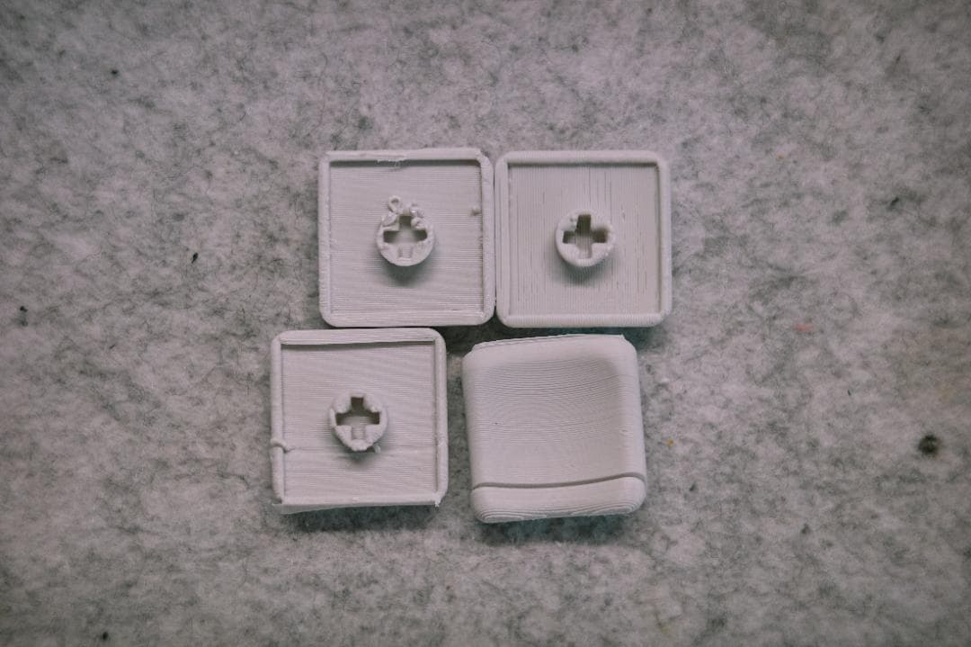 keyball39 組立済み ケース スイッチ キーキャップ付き