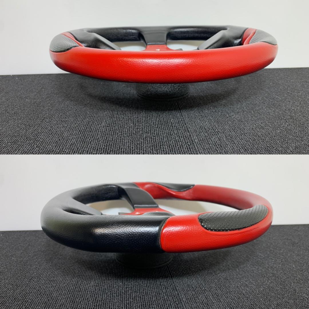 モモ MOMO コマンド2 レッドスポーク 35パイ 廃盤モデル 希少 リング付