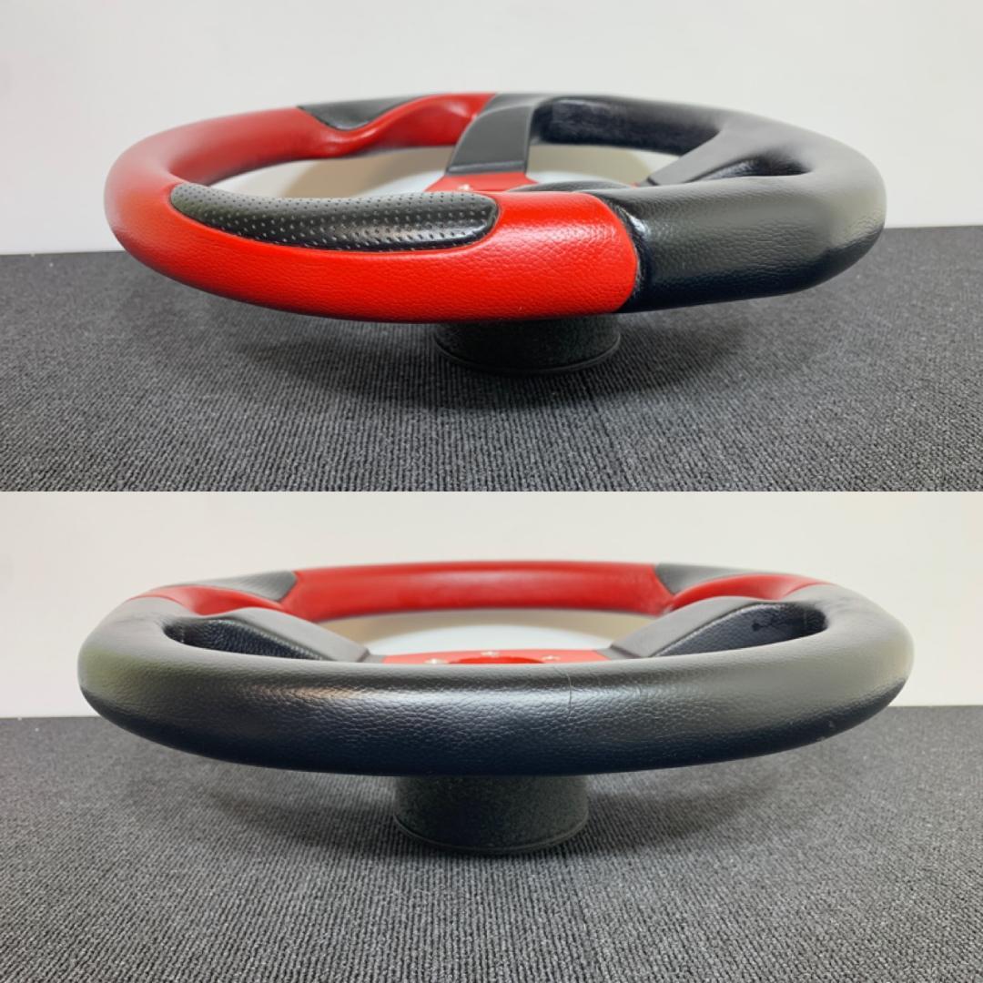 モモ MOMO コマンド2 レッドスポーク 35パイ 廃盤モデル 希少 リング付