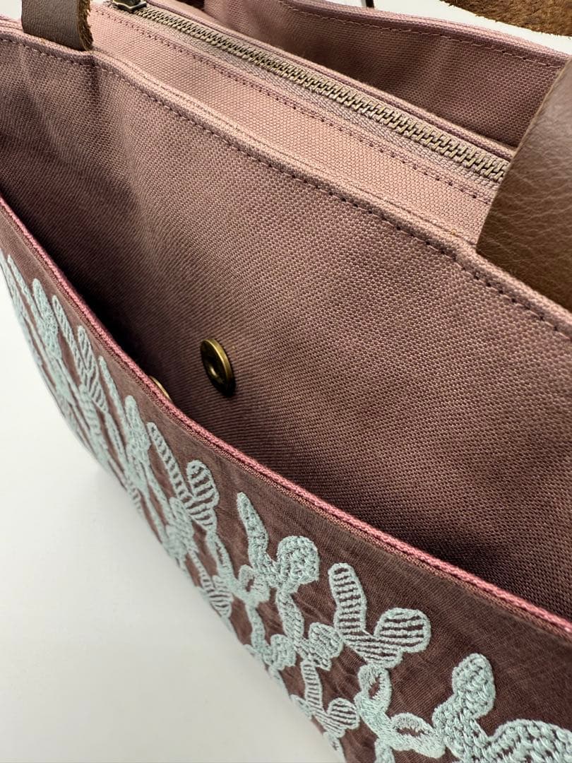 ミナペルホネン pomppia ハンドメイドバッグ