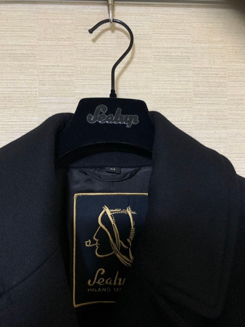 Sealup シーラップ ピーコート GENOVA ウールメルトンロングPコート