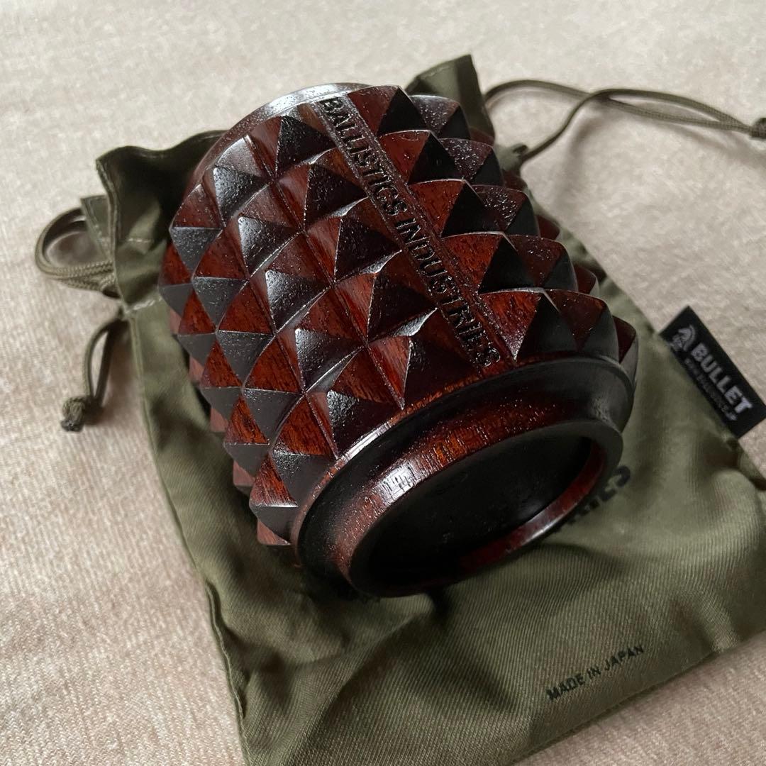 新品 BALLISTICS STADS CUP スタッズ カップ 拭き漆 ダーク