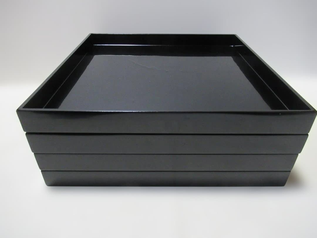 茶懐石道具　お膳　４枚　輪島塗　箱付