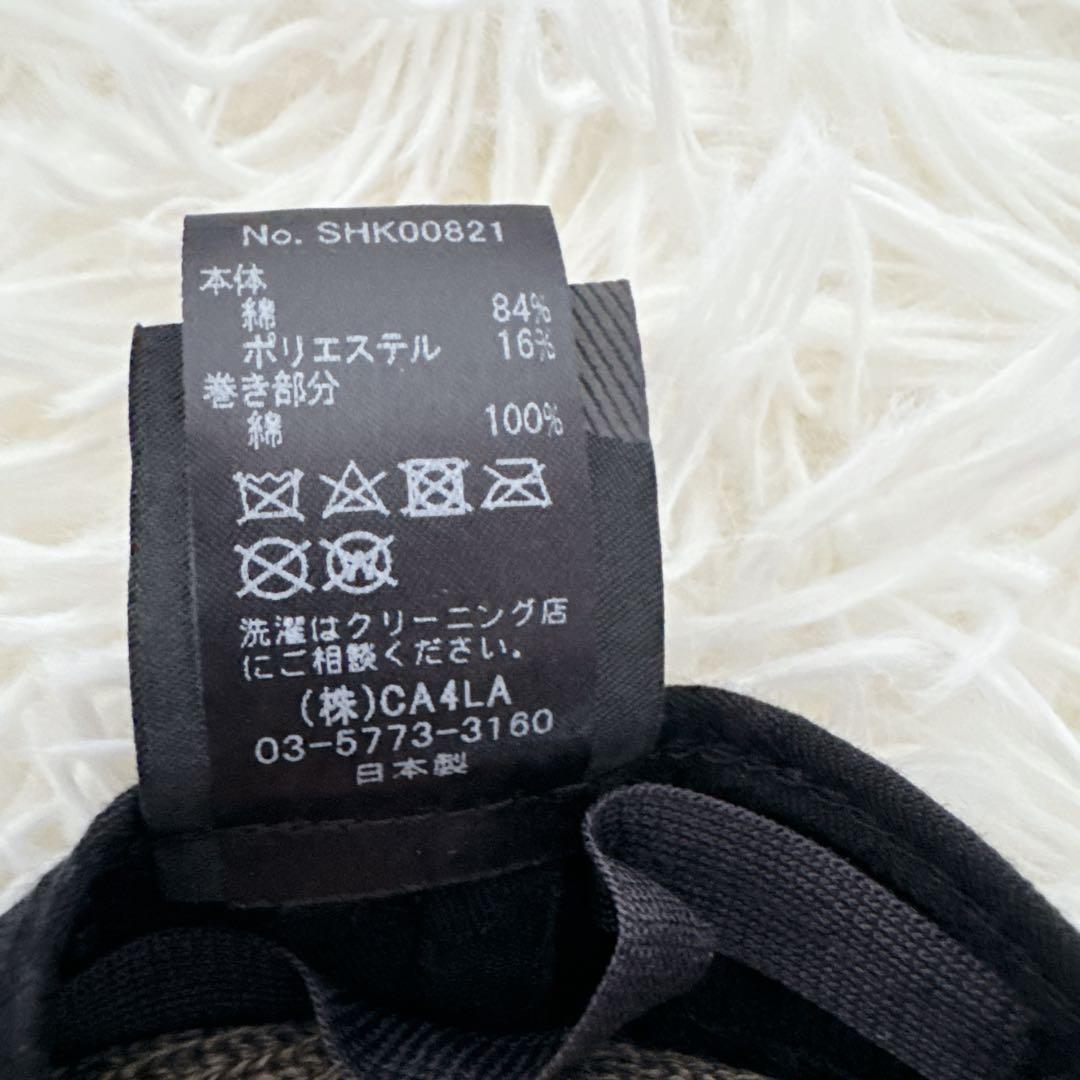 美品✨完売品✨CA4LAカシラ CF MONT ベレー帽 リボン ニット帽