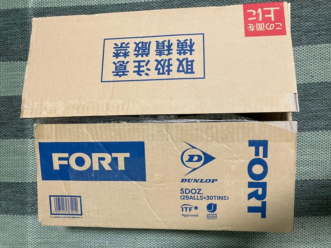 【値下げ】DUNLOP FORT テニスボール ２個×30缶入　新品
