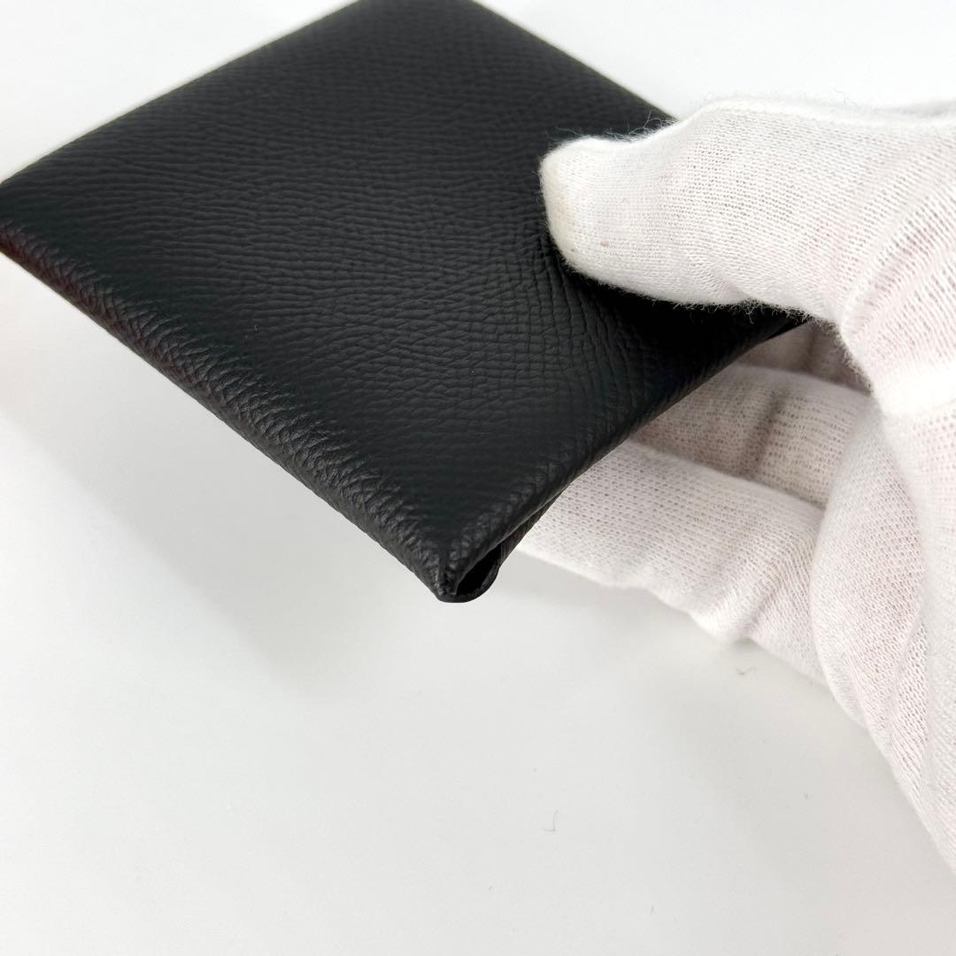 新品 HERMES バスティア ケース ノワール ブラック B刻印 黒