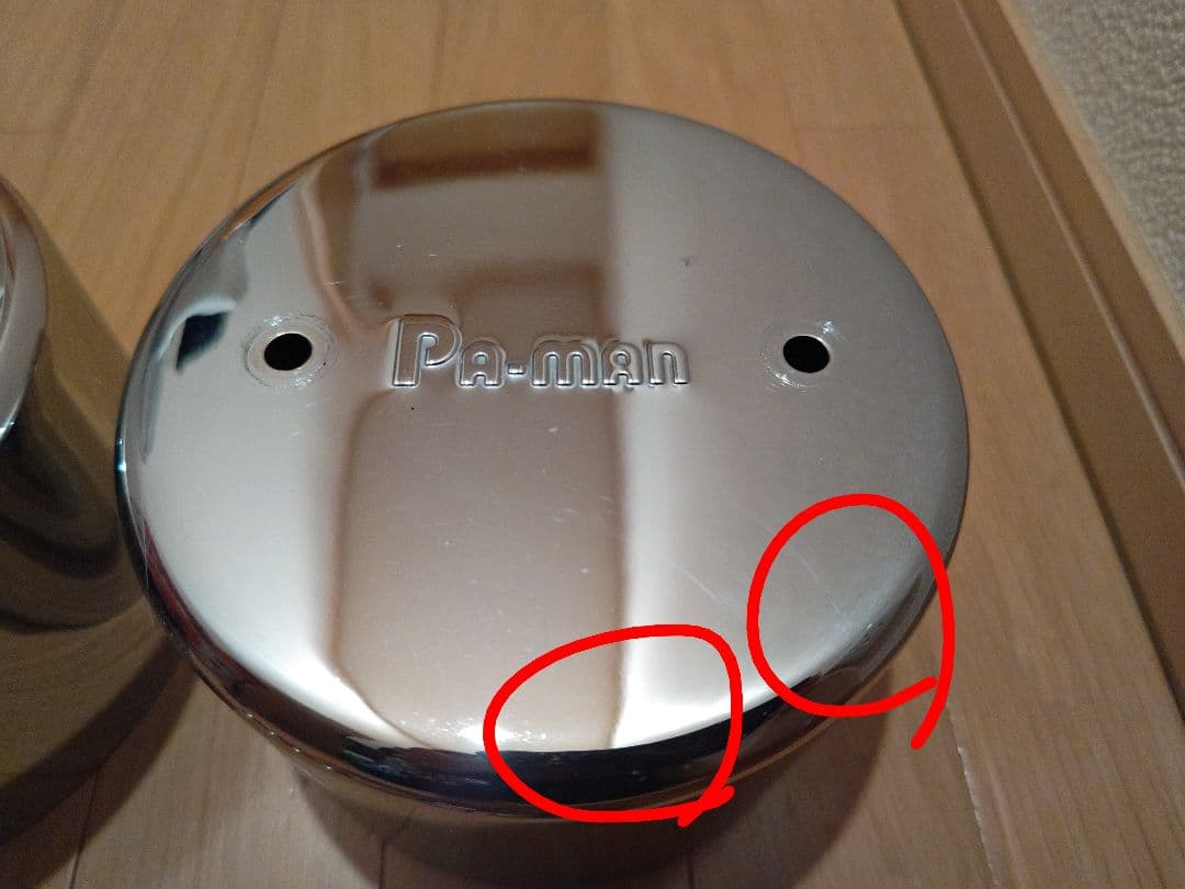 Pa-man クロームメッキカバーと金具セット NPR81Nエルフに使用