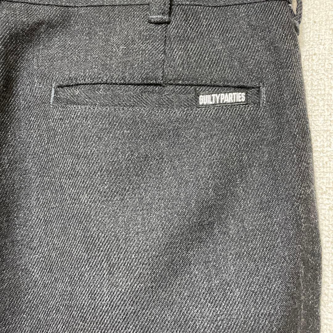 ワコマリア GUILTYPARTIES チャコール　グレー スラックス