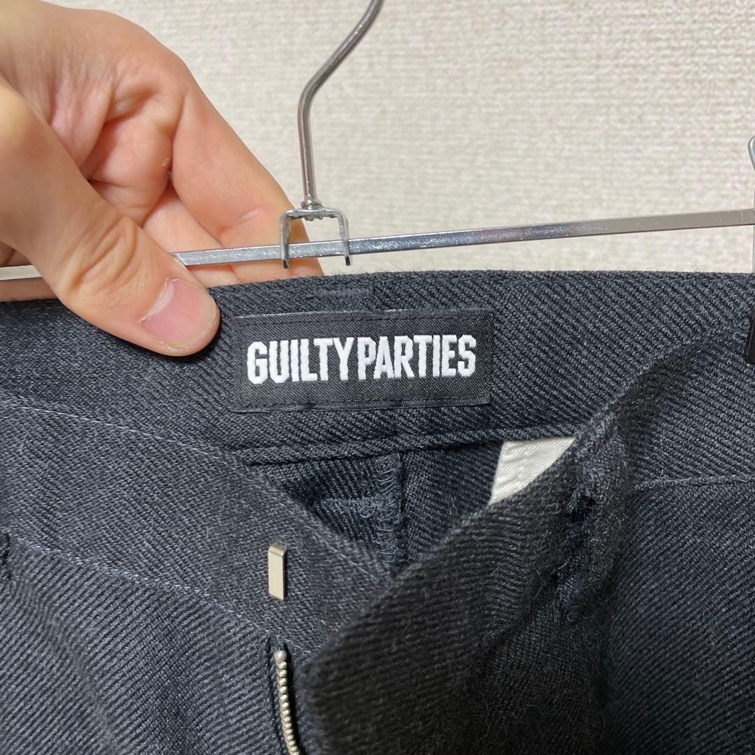 ワコマリア GUILTYPARTIES チャコール　グレー スラックス